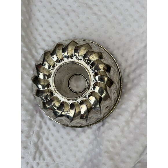 Vtg Kaiser Brand Silver Tone Metal Cake pan / Mold MADE IN WEST GERMANY - Picture 3 of 8